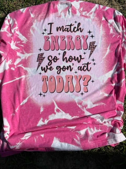 I match Energy Back Statement Shirt